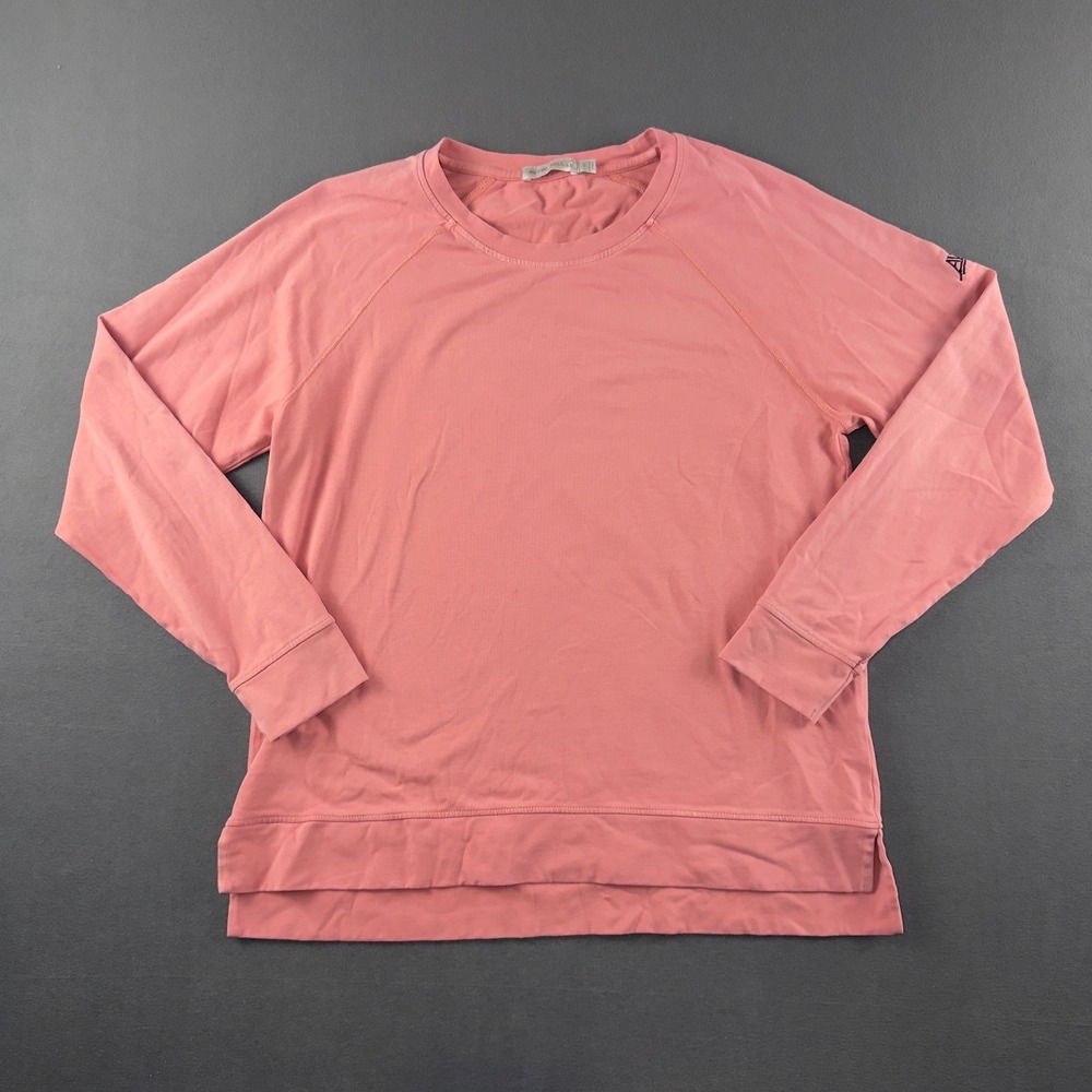 Peter Millar Crown Sport Womens‎ Pima Cotton LS Top Pink AVIA LS23K22 Small